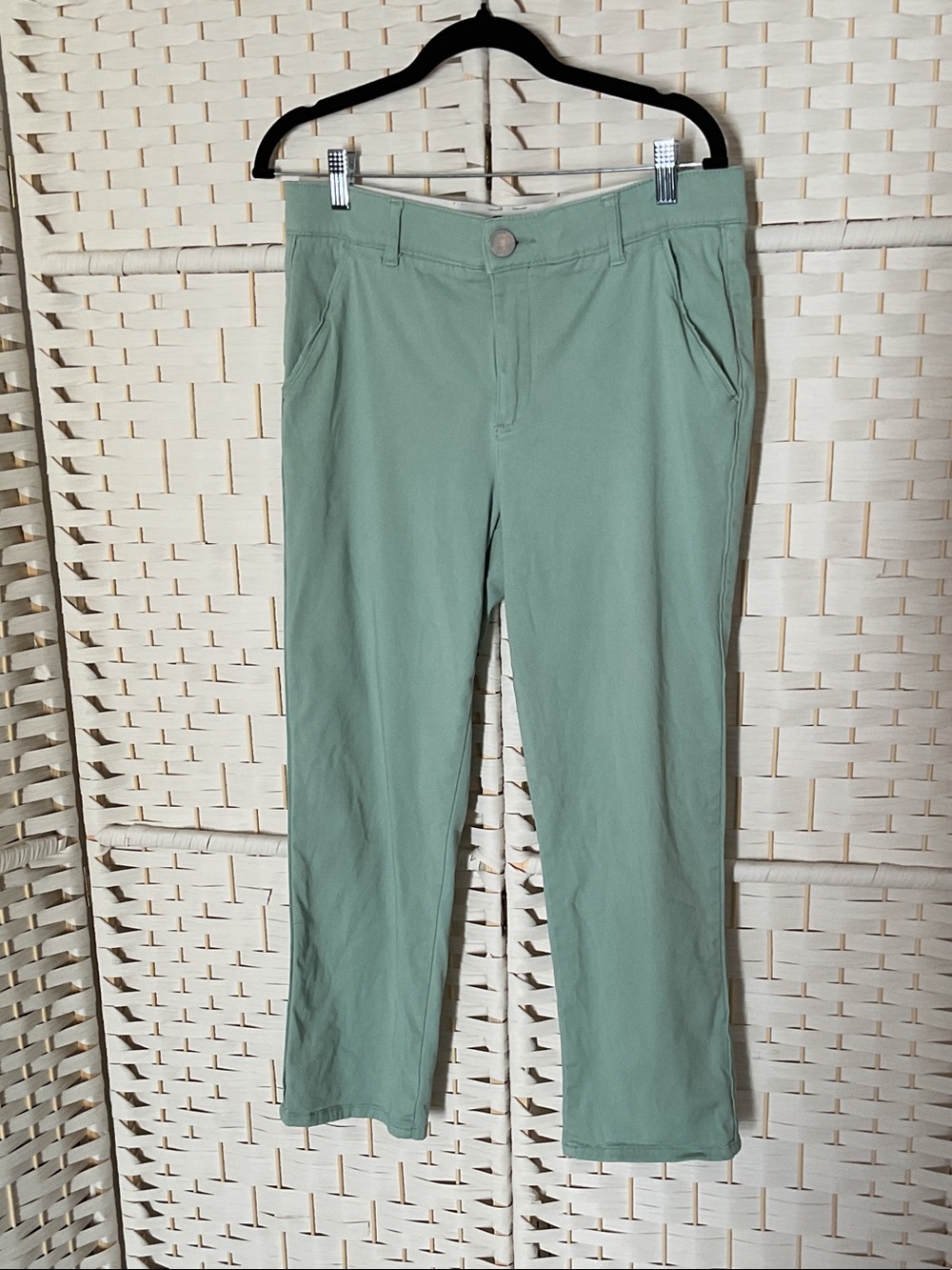Democracy Sage Green Casual Chinos
